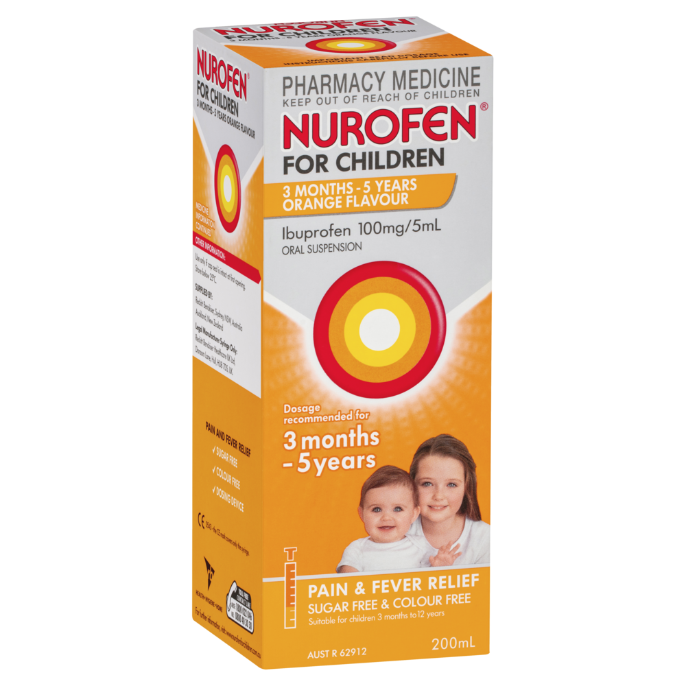 Nurofen For Children 3 Months+ Baby Pain Relief Nurofen Australia